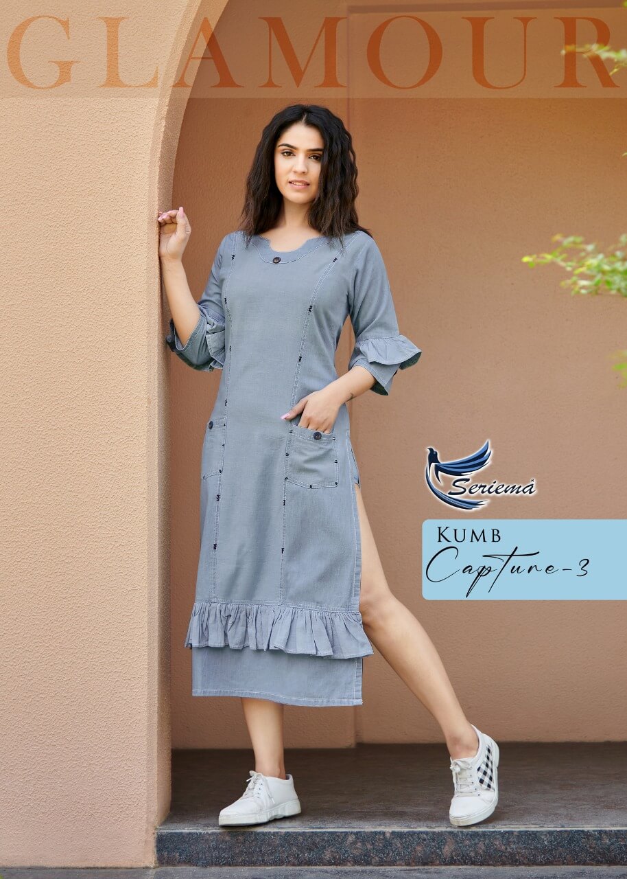 Rung College Girl Vol-8 Wholesale 2 piece Kurtis Denim Catalog -  textiledeal.in