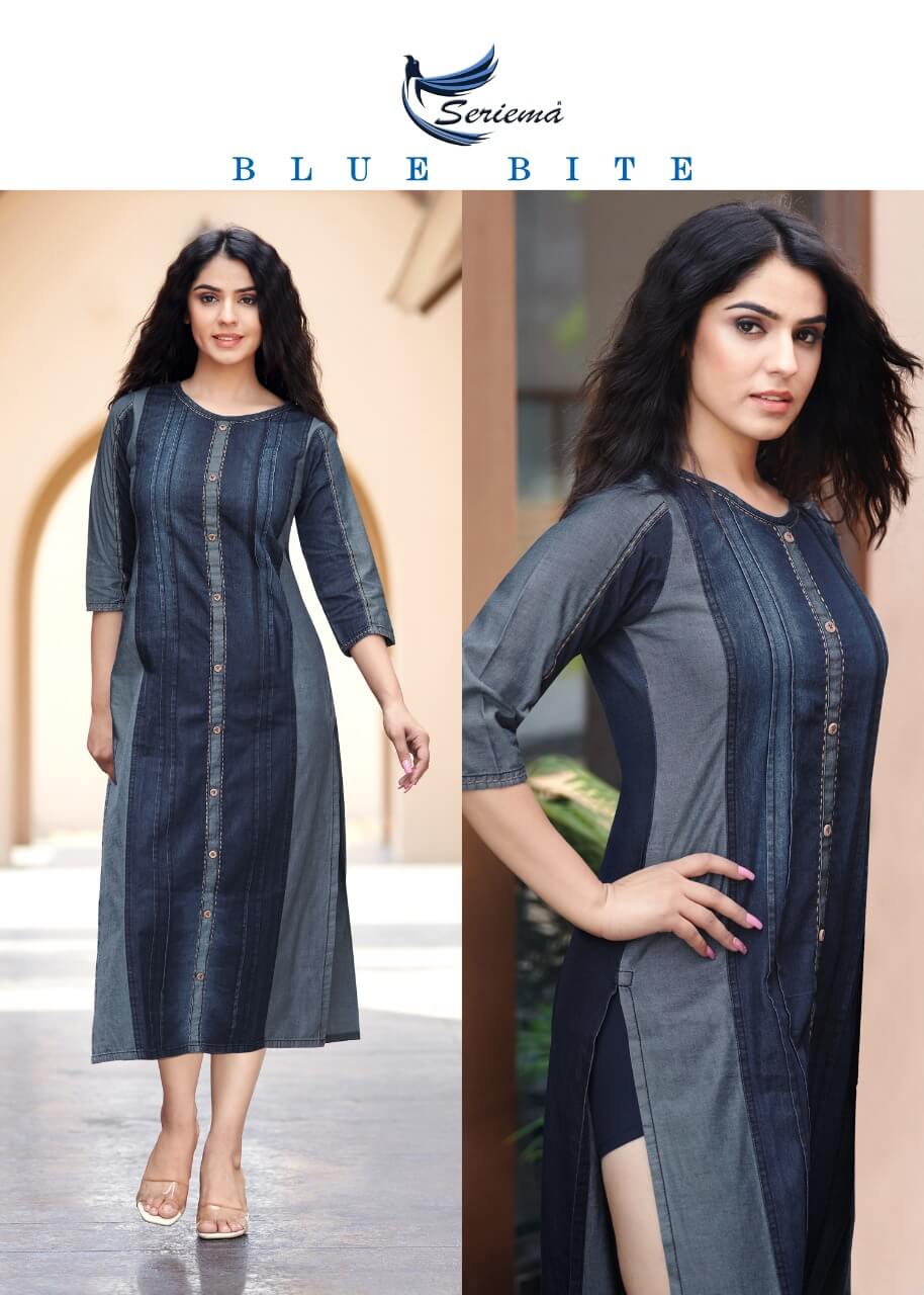 Ladies Denim Kurti at Rs 675 | Denim Kurti Wholesale in Surat | ID:  2849361521773