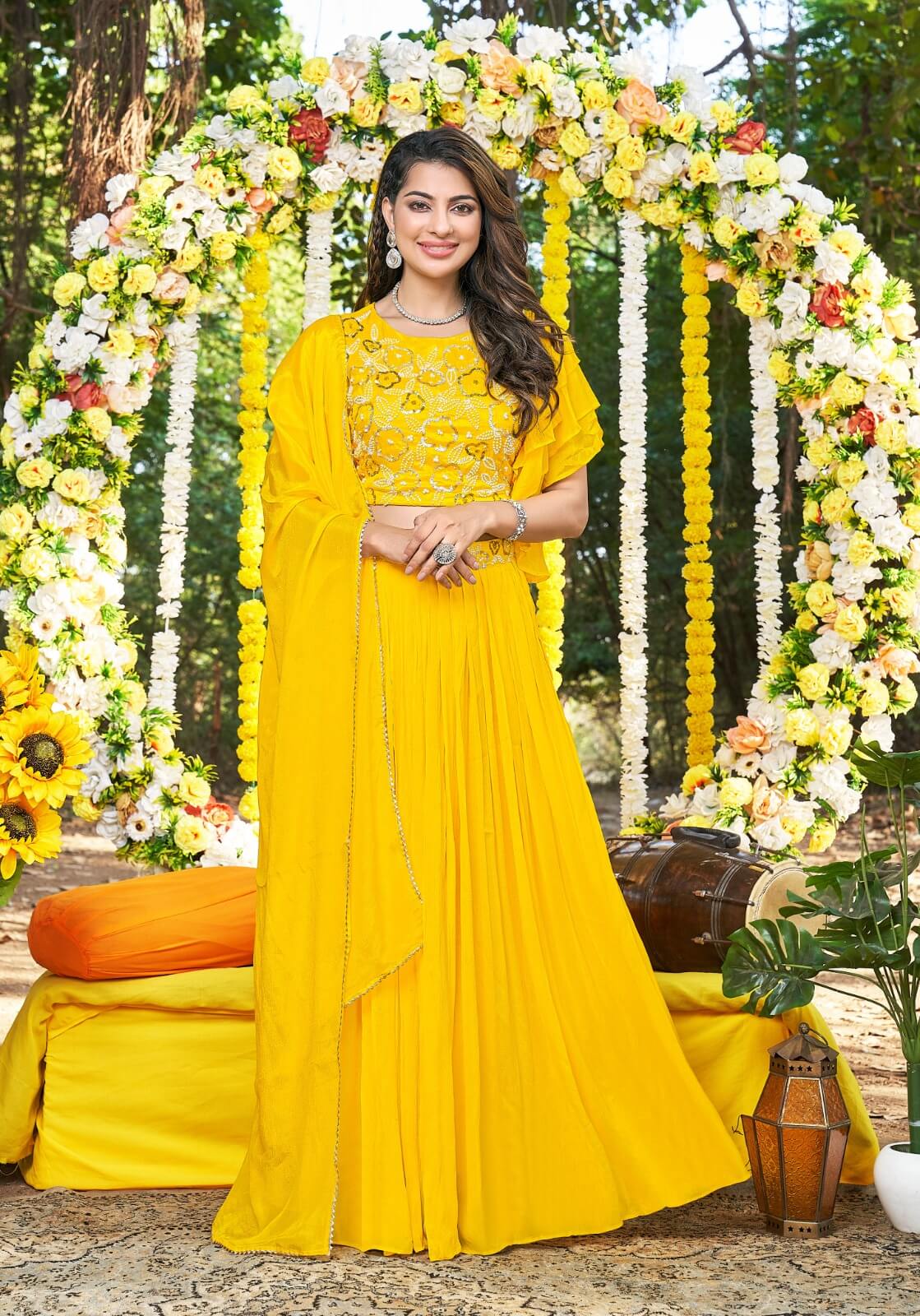 Shruti Suit Haldi Wedding Suit Catalog in Wholesale Price, Buy Shruti Suit Haldi Wedding Suit Full Catalog in Wholesale Price Online From Aarvee Creation