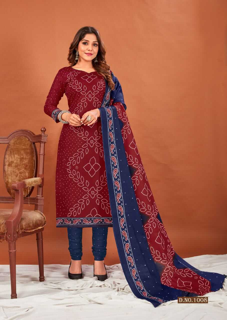 Skt Suits Bandhej Cotton Printed Dress Materials Catalog in Wholesale, Buy Skt Suits Bandhej Cotton Printed Dress Materials Full Catalog in Wholesale Price Online From Vadodara, Surat, Ahmedabad