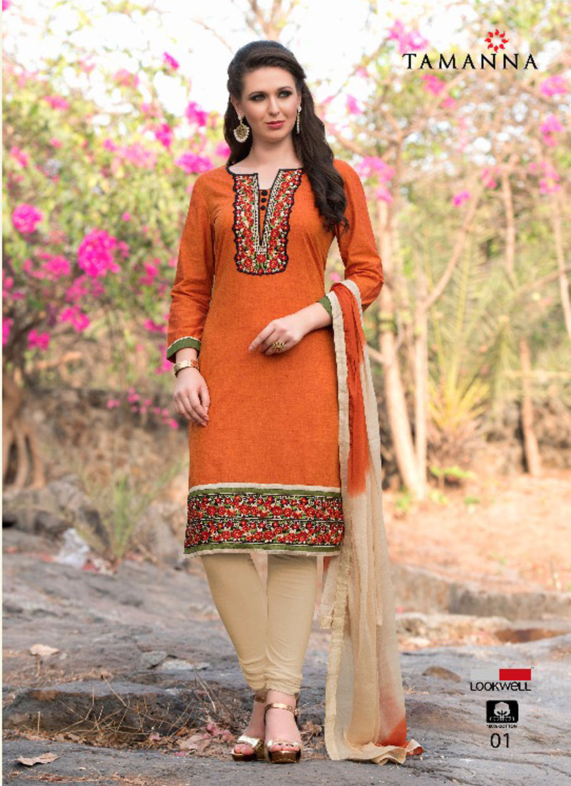 NEW STYLE BEAUTIFUL UNSTICHED EMBROIDERED WORK WITH PURE COTTON SUIT WITH DUPATTA