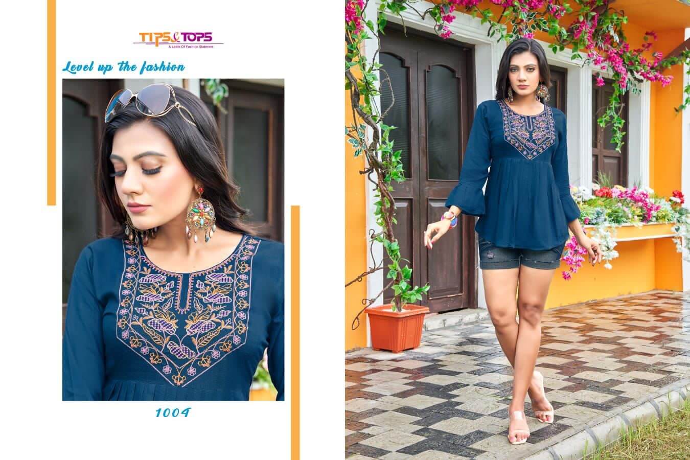 Tip and Tops Pulpy vol 9 Rayon Short Tops Catalog, Buy Tip and Tops Pulpy vol 9 Rayon Short Tops Full Catalog at Wholesale Price Online