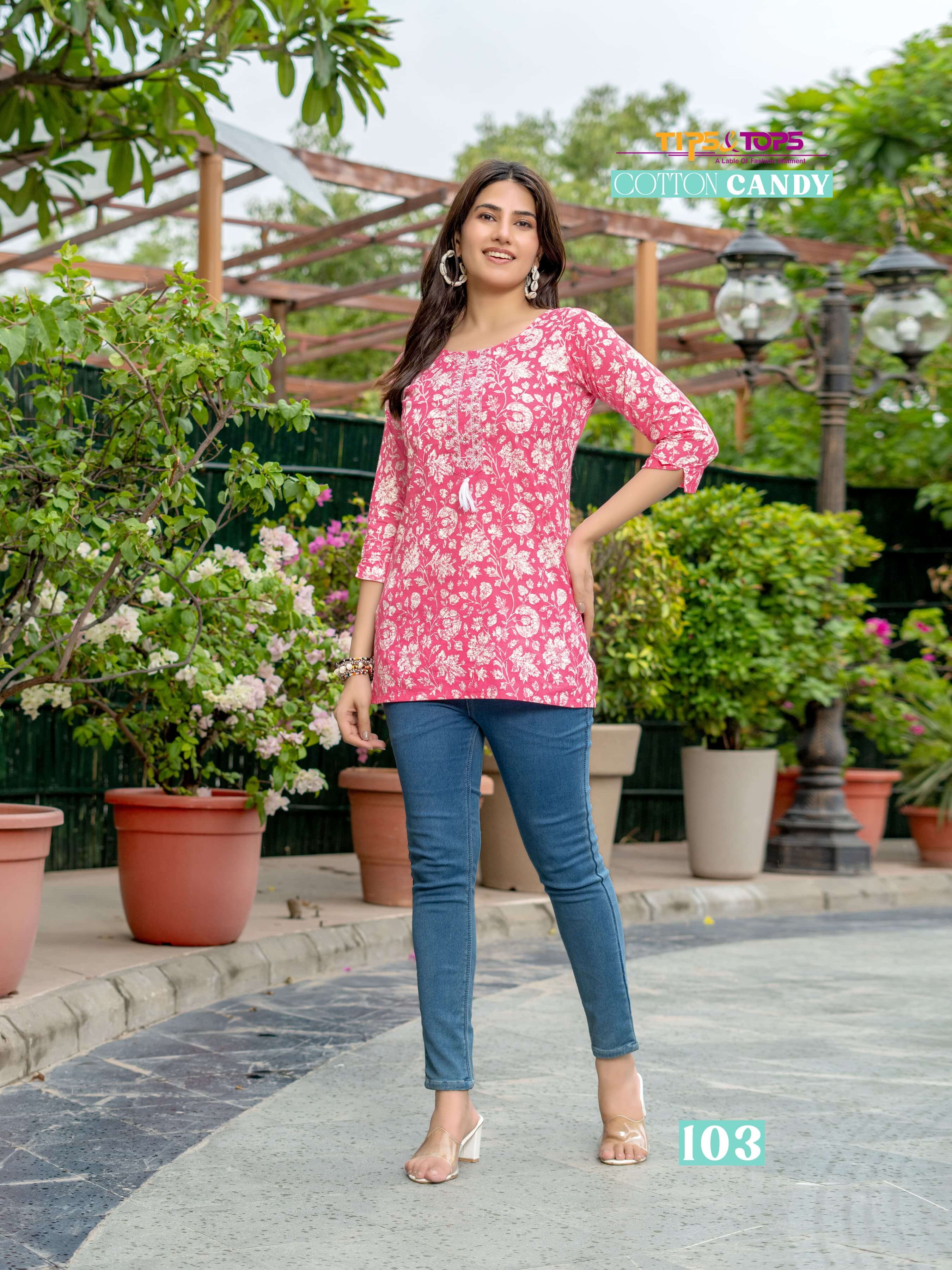Tips And Tops Cotton Candy vol 4 Short Tops Catalog in Wholesale Price, Buy Tips And Tops Cotton Candy vol 4 Short Tops Catalog in Wholesale Price From Aarvee Creation