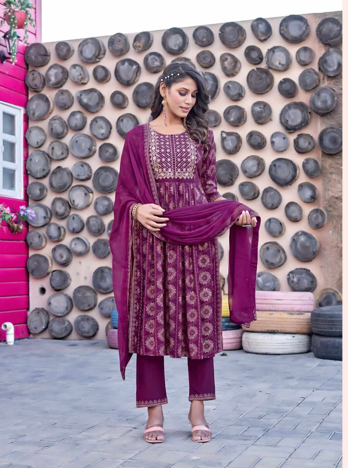 Tips and Tops Gungun vol 2 Nyra Cut Top with Bottom and Dupatta Catalog, Buy Tips and Tops Gungun vol 2 Nyra Cut Top with Bottom and Dupatta Catalog in Wholesale Rate Online From Aarvee Creation