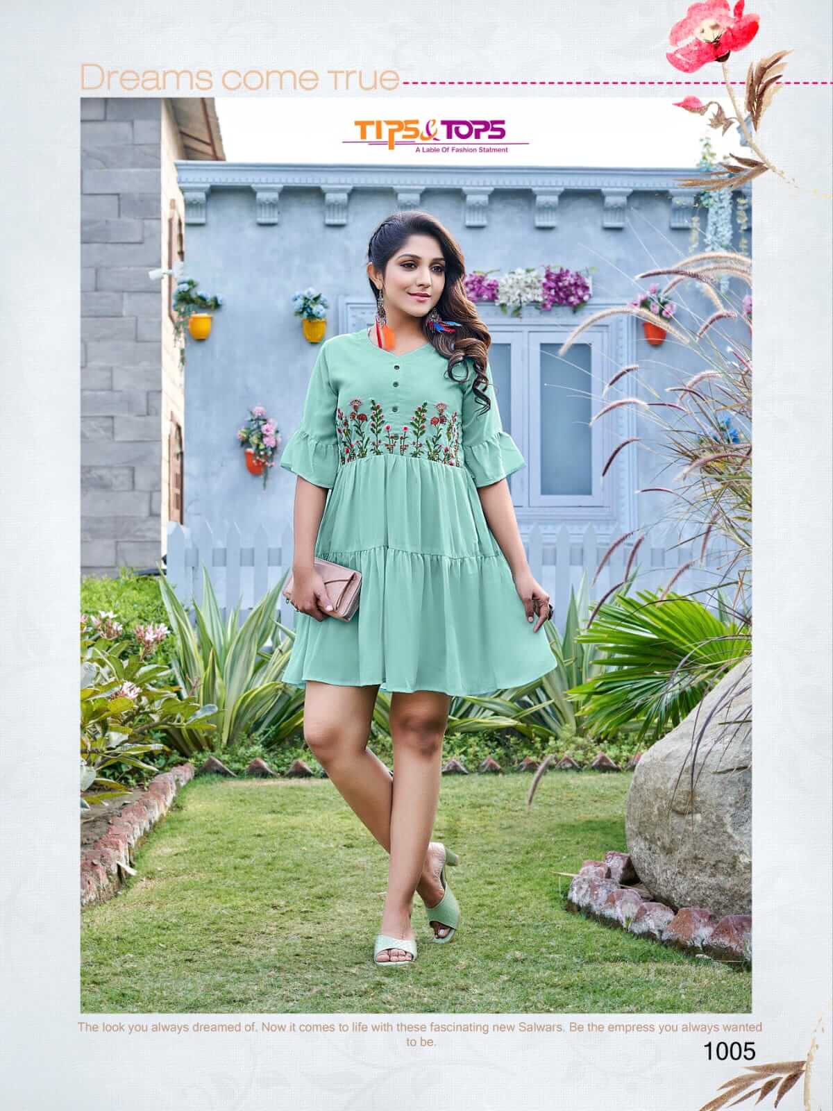 Tips and Tops Insta Girl Vol 2 Georgette Tops Catalog, Buy Tips and Tops Insta Girl Vol 2 Georgette Tops Full Catalog in Wholesale Rate Online From Aarvee Creation