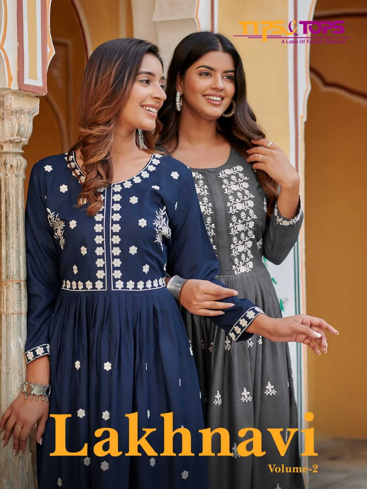 Tips and Tops Lakhnavi vol 2 Luckhnavi style Gowns Catalog in Wholesale, Buy Tips and Tops Lakhnavi vol 2 Luckhnavi style Gowns  Full Catalog in Wholesale Price