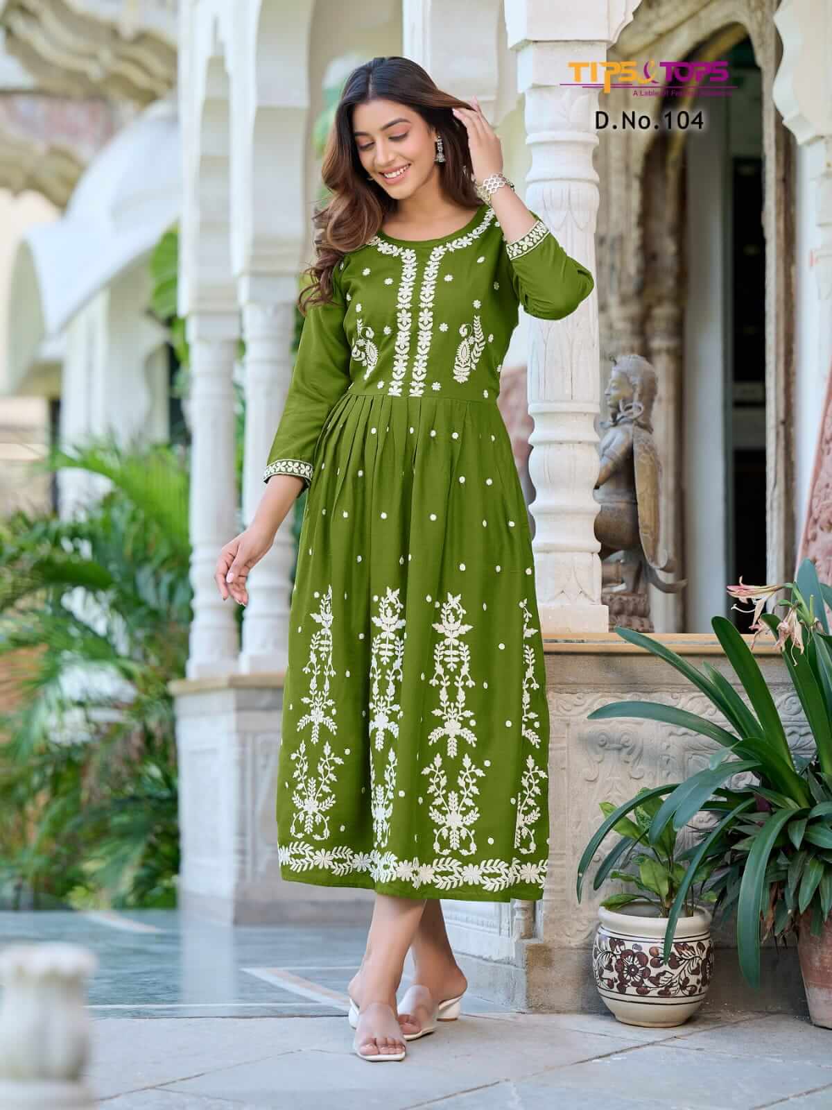 Tips Tops Lakhnavi Long Kurtis Catalog in Wholesale Price, Buy Tips Tops Lakhnavi Long Kurtis Full Catalog in Wholesale Price Online From Aarvee Creation