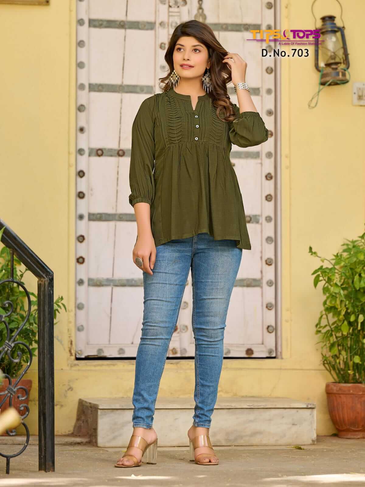 Buy TIPS And Tops Pepe Tops Vol 7 Catalog At Wholesale Rate Online From Aarvee Creation India