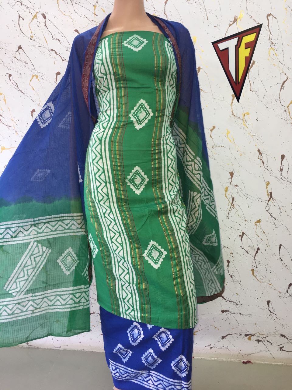batik special | Aarvee Creation | COTTON PRINTED BATIK DRESS MATERIAL