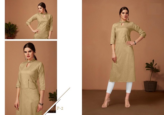 Designer Kurti Cotton Khadi Grey Embroidered Kurtis – Kajols - Indian &  Pakistani Fashion & Tailoring