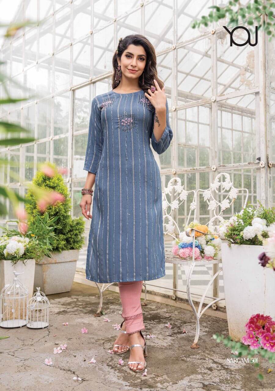 wanna sargam vol 5 kurtis with pant set catalog | Aarvee Creation ...