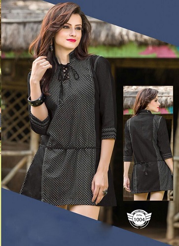 NEW STYLE BEAUTIFUL DENIM FANCY TOPS