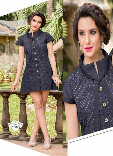NEW STYLE BEAUTIFUL DENIM FANCY TOPS