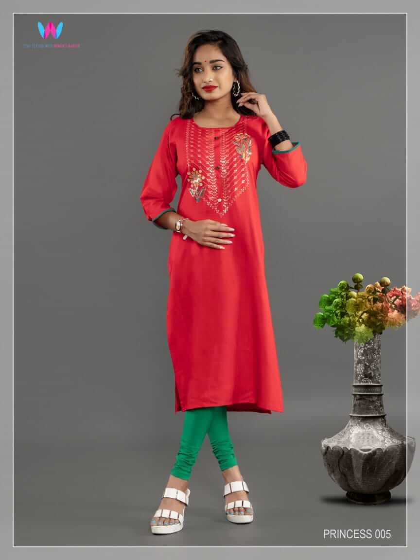 Womens Hanger Princess Vol 1 Rayon Slub Kurtis Wholesale Catalog, Buy Rayon Slub Kurtis With Embroidery Work At Wholesale Price