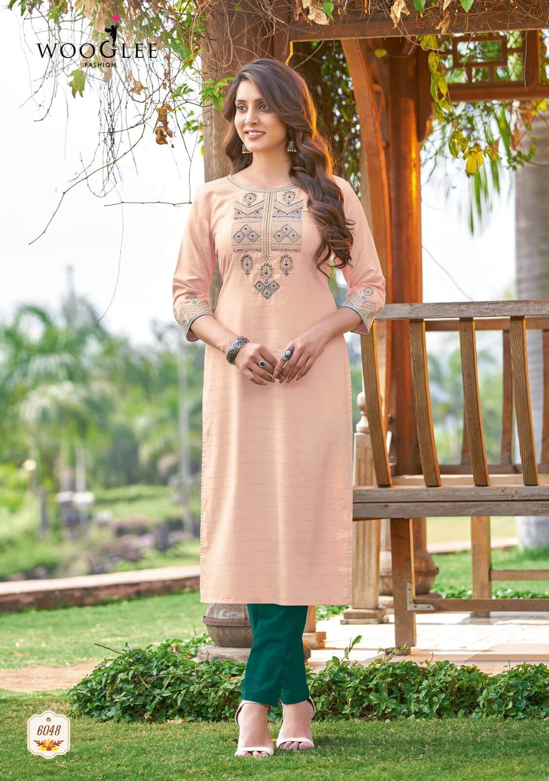Wooglee Kesar Vol 7 Kurti With Pant Wholesale Catalog, Buy Full Catalog Kesar Vol 7 Kurtis With Pant In Wholesale Rate