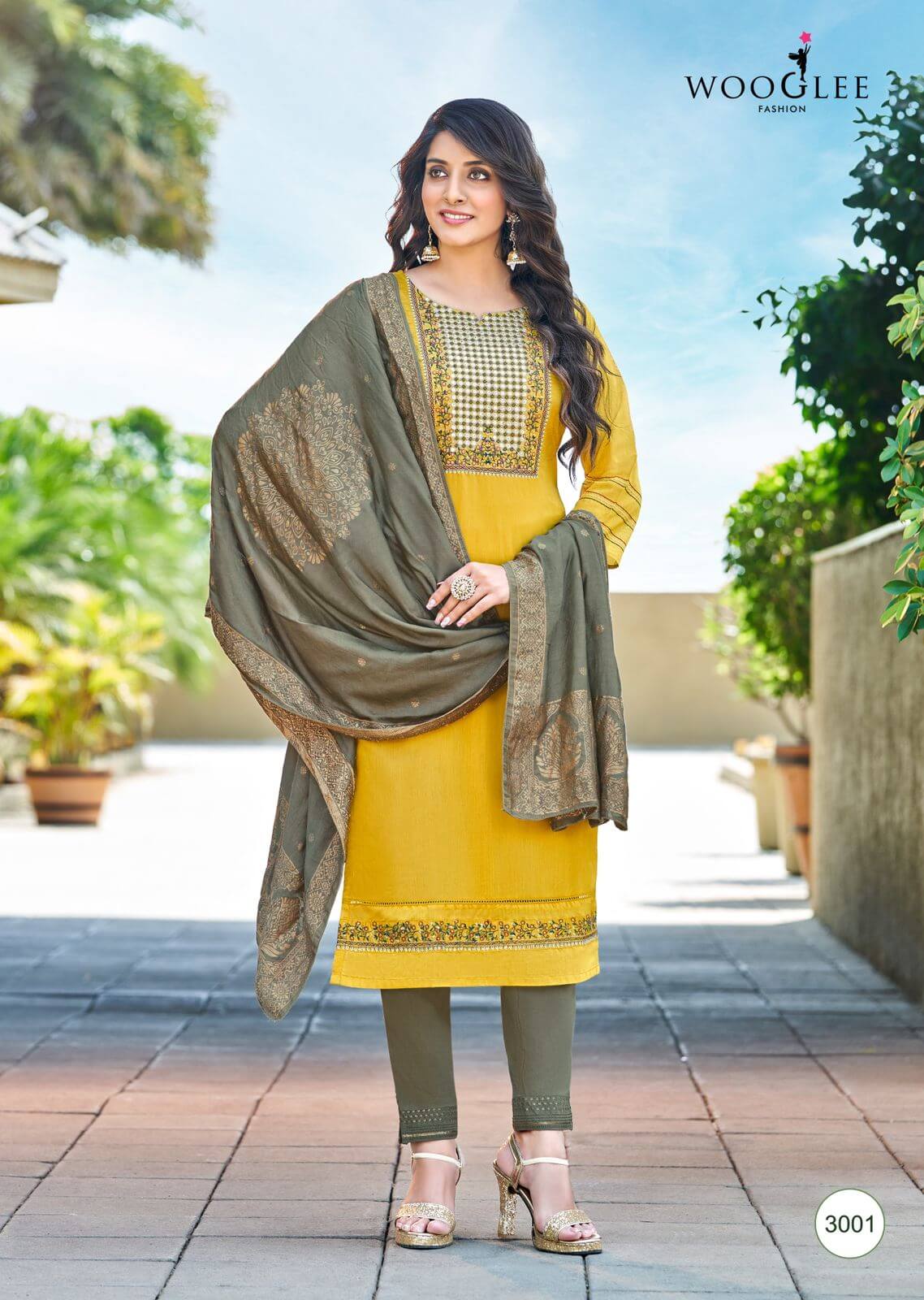 Wooglee Madhurya Kurti Pant Dupatta Set Catalog, Buy Wooglee Madhurya Kurti Pant Dupatta Set Full Catalog in Wholesale Price Online